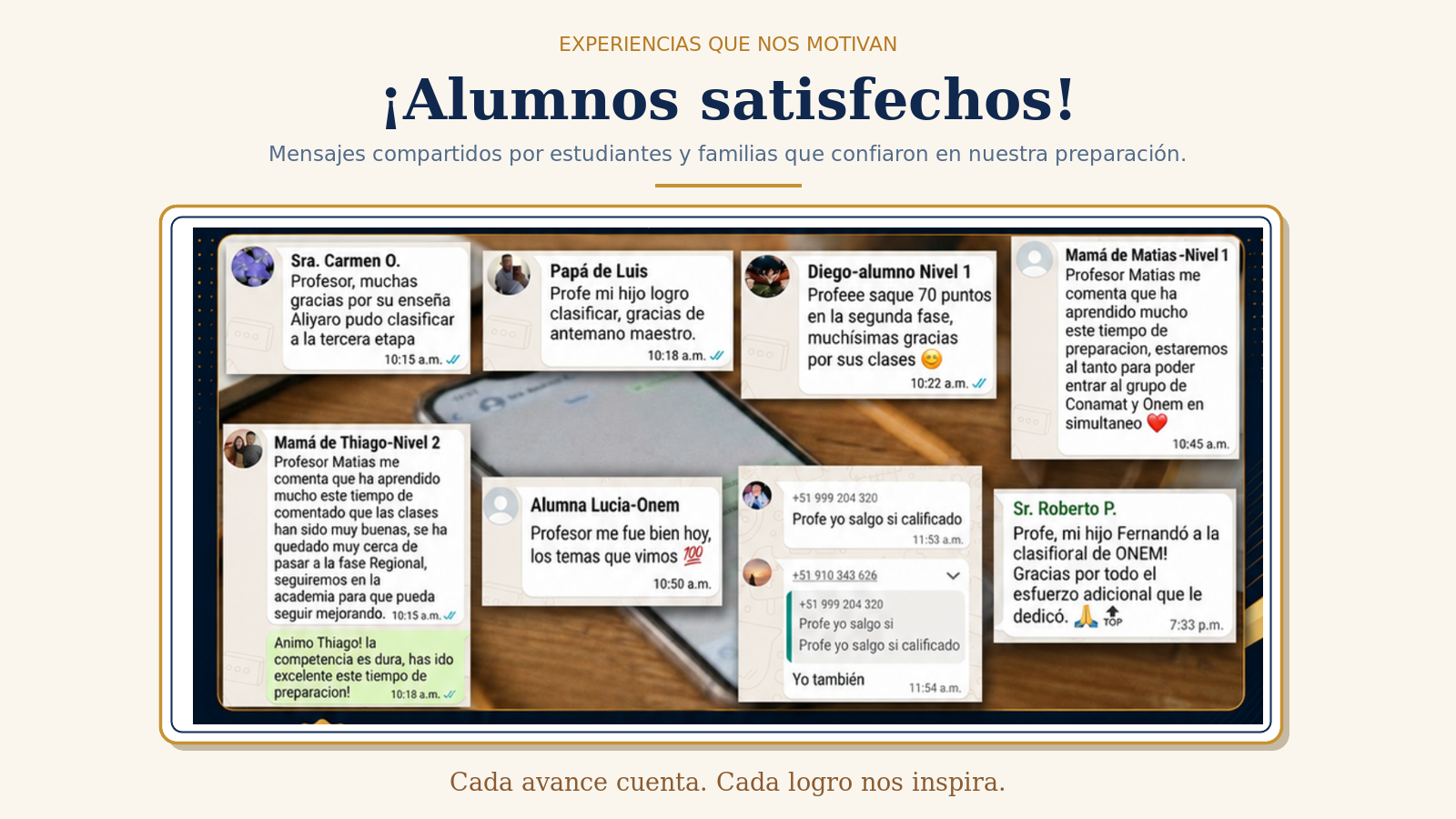 Alumnos satisfechos: experiencias y testimonios reales de estudiantes y familias
